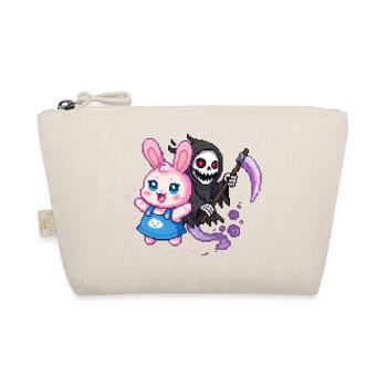 Pastel Goth Bunny rencontre Grim Reaper Pixel Art - Trousse biologique - nature - Devant