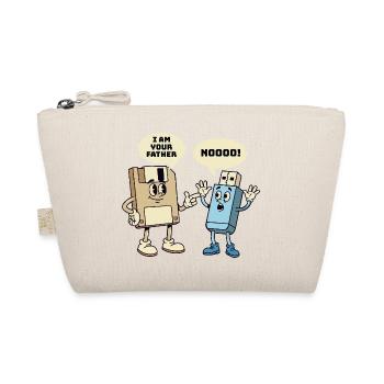 Je suis ton père disquette tech humour - Trousse biologique - nature - Devant