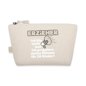 Educator not loud, voice for 20 Ki - Organic Pouch - nature - Front
