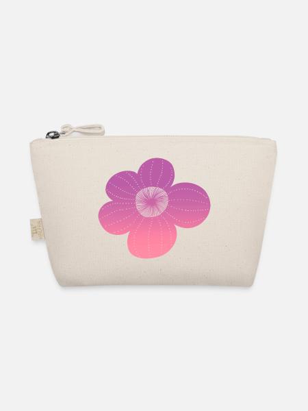 Boho flower - Organic Pouch - nature - Front
