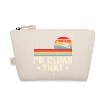 Arborist Woodworker Woodworker Gift - Organic Pouch - nature - Front
