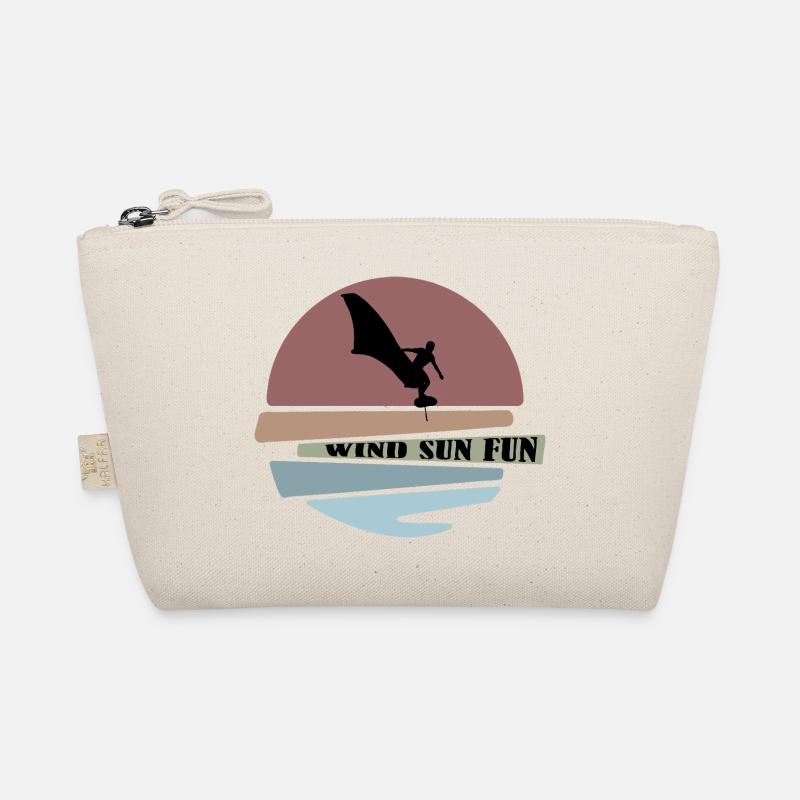 Wingfoil sunset Silhouette Organic Pouch