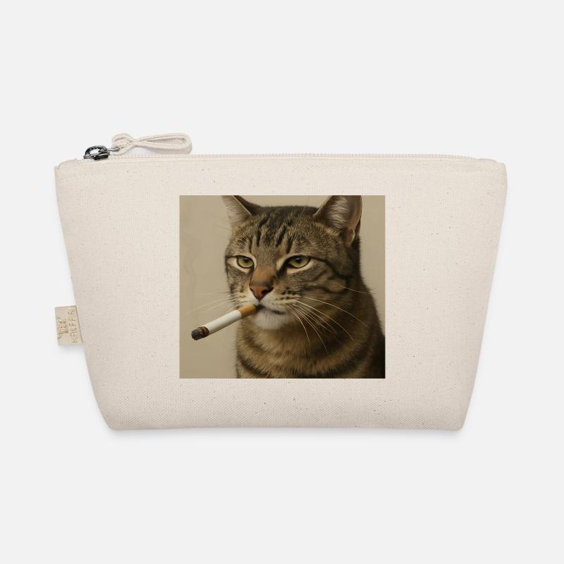 Fumer Chat Génération Z Mème Chat Fumer Trousse biologique