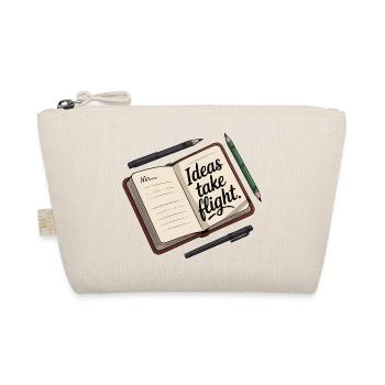 Ideas Take Flight Notebook Art - Organic Pouch - nature - Front