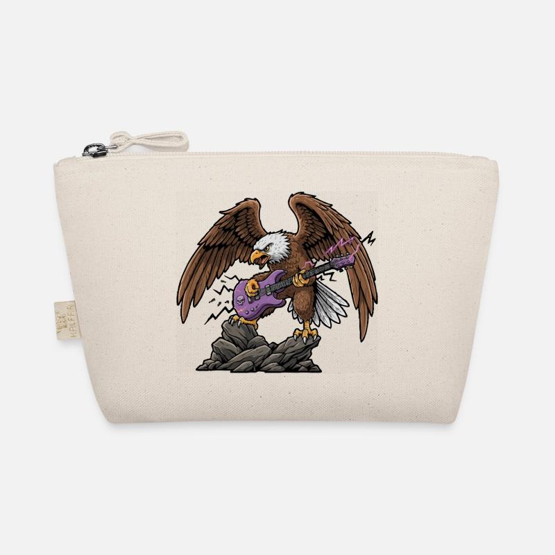Aigle avec guitare violette sur rocher Trousse biologique