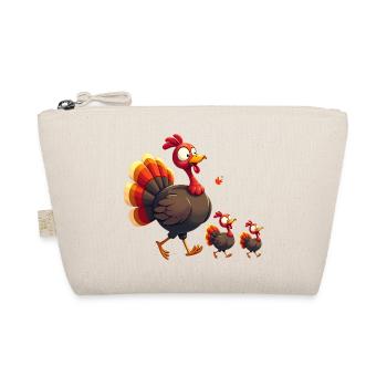 Thanksgiving Truthahn Baby - Bio-Täschchen - Natur - Vorne
