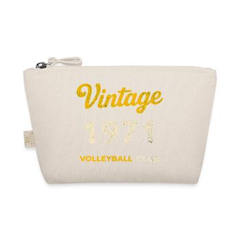 Millésime 1971 – Club de volley-ball Rétro Année de naissance - Trousse biologique - nature - Devant