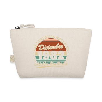 December 1982 Retro Vintage Birthday Gift - Organic Pouch - nature - Front