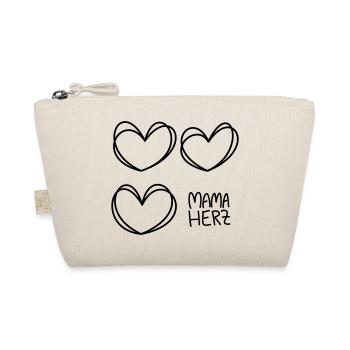 Mom Heart - Organic Pouch - nature - Front