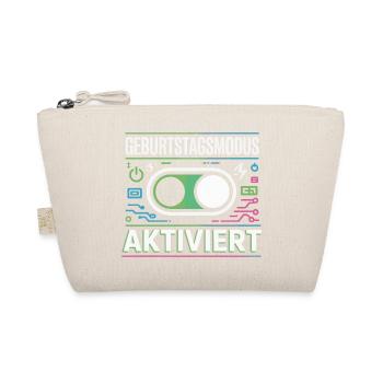 Birthday Mode Enabled - Organic Pouch - nature - Front