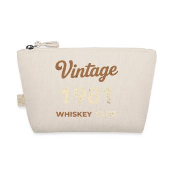 Millésime 1981 – Whiskey Club Rétro Année de naissance - Trousse biologique - nature - Devant