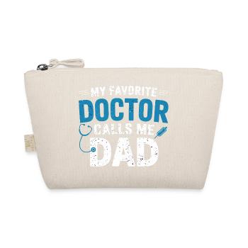 Meine Lieblingsdoktor ruft Papa - Bio-Täschchen - Natur - Vorne
