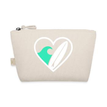 Surf Heart Board Wave Ocean Gift - Trousse biologique - nature - Devant