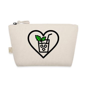 Mojito Heart Cocktail Menthe Boisson d’été - Trousse biologique - nature - Devant