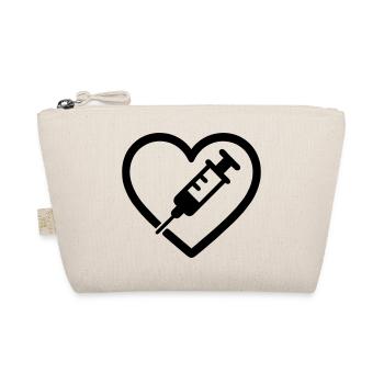 Heart + Nurse / Nurse – Super Parent I - Organic Pouch - nature - Front