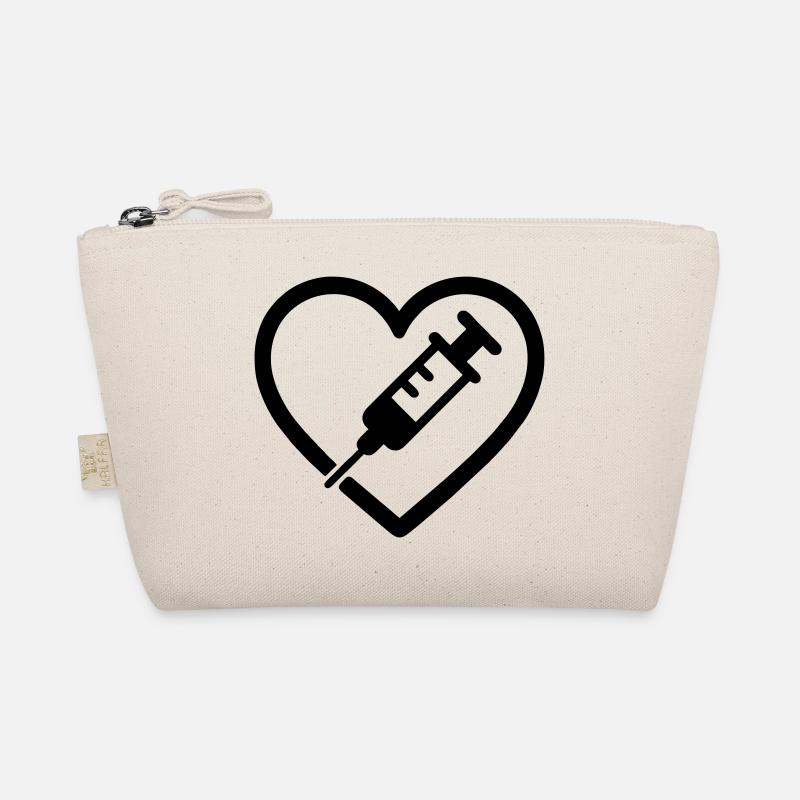 Herz + Krankenschwester / Krankenschwester – Super Elternteil I Bio-Täschchen