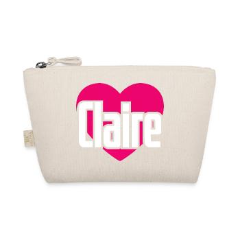 J’aime Claire Coeur Rose J’aime Claire - Trousse biologique - nature - Devant