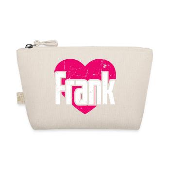 I Love Frank Pink Heart I Love Frank - Organic Pouch - nature - Front