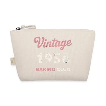 Vintage 1956 – Baking Club Retro Geburtsjahr - Bio-Täschchen - Natur - Vorne