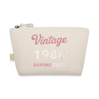 Vintage 1988 – Baking Club Retro Birth Year - Organic Pouch - nature - Front