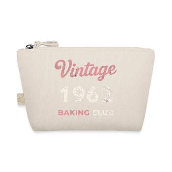 Vintage 1962 – Baking Club Retro Birth Year - Organic Pouch - nature - Front