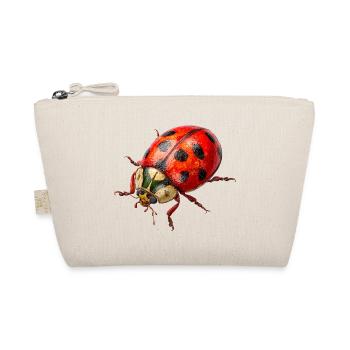 Ladybugs as lucky charms - Organic Pouch - nature - Front
