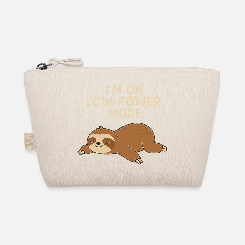 Sleep Sloth: Low Power Mode - Organic Pouch - nature