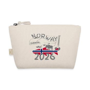 Norwegen 2026 Lachs mit Bergen und Elch Angeln - Bio-Täschchen - Natur - Vorne