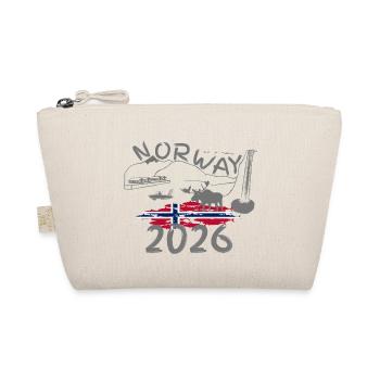 Norwegen 2026 Makrelen mit Bergen und Elch Angeln - Bio-Täschchen - Natur - Vorne