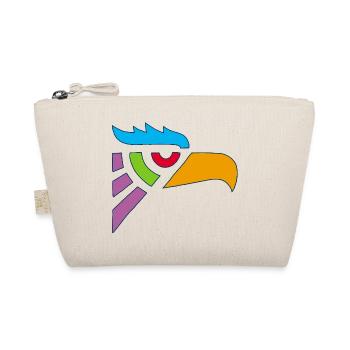 Tribal Eagle Head - Organic Pouch - nature - Front