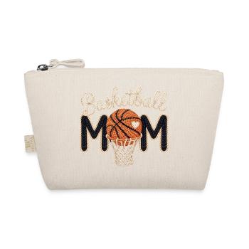 Basketball Mom Faux-Garn-Häkelmuster - Bio-Täschchen - Natur - Vorne