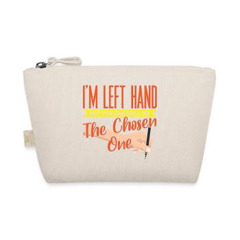 Funny Left Handed Chosen One Southpaw Design - Organic Pouch - nature - Front