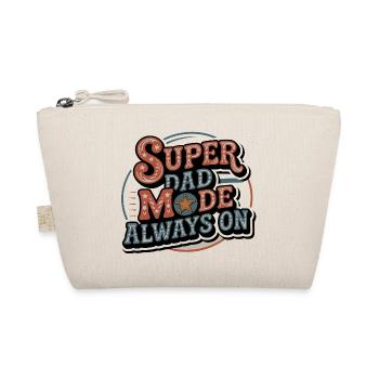 Super Dad Mode Always Active - Organic Pouch - nature - Front