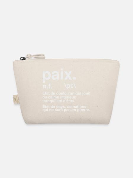 Paix Définition Style Dictionnaire - Trousse biologique - nature - Devant