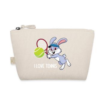 Ich liebe Tennis - Bio-Täschchen - Natur - Vorne