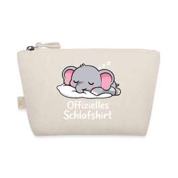 Official SLEEP SHIRT Elephant - Organic Pouch - nature - Front