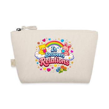 In Between Relations Cute Couple Theme - Organic Pouch - nature - Front