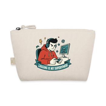 Lagging is my superpower - Organic Pouch - nature - Front
