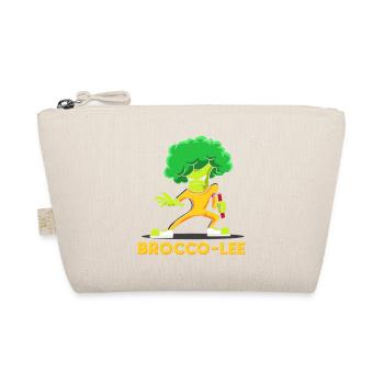 Brocco-Lee Martial Arts Pun Funny Broccoli Art Tee - Organic Pouch - nature - Front