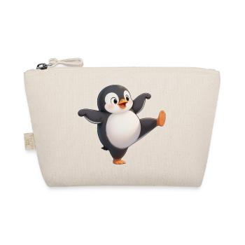 Dessin animé Maître Kung-Fu Pingouin Mignon Grandes Danses - Trousse biologique - nature - Devant