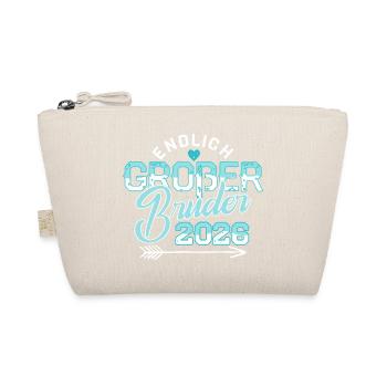 Finally Big Brother 2026 - Pregnancy Baby - Organic Pouch - nature - Front