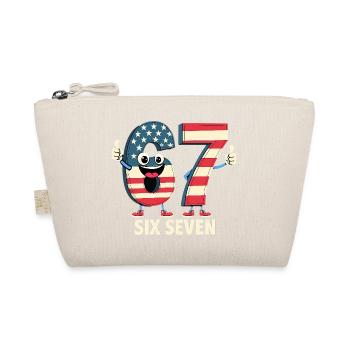 US Flag 67 Memes Six Seven - Organic Pouch - nature - Front