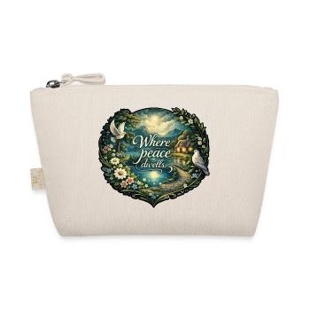 Where peace dwells - Organic Pouch - nature - Front