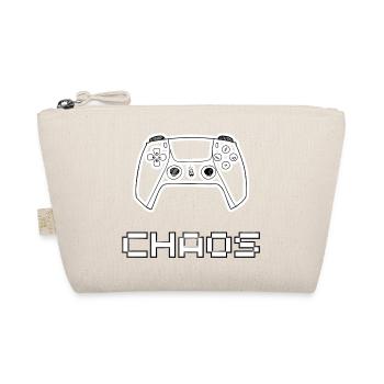 Controlled Chaos – Gaming Controller Chaos Design - Bio-Täschchen - Natur - Vorne