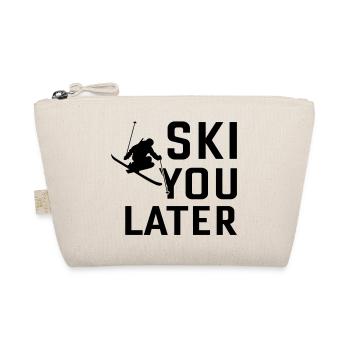 Ski You Later SVG – Modern Statement Design - Organic Pouch - nature - Front