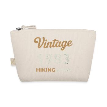 Vintage 1983 – Sailing Club Retro Birth Year - Organic Pouch - nature - Front