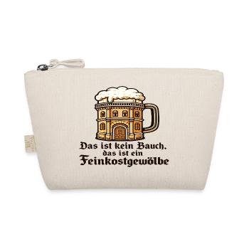 Bierkrug Bauwerk Humor - Bio-Täschchen - Natur - Vorne