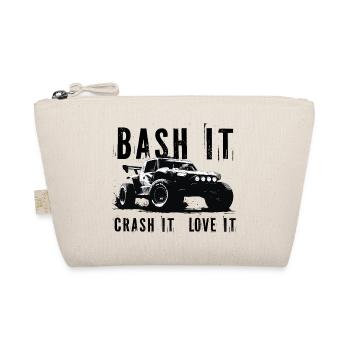 RC Rally buggy in Black and white - Organic Pouch - nature - Front