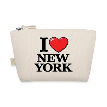 I Love New York USA – Urban Message - Organic Pouch - nature - Front