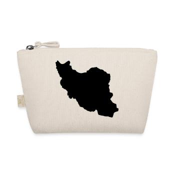 Iran Silhouette - Bio-Täschchen - Natur - Vorne